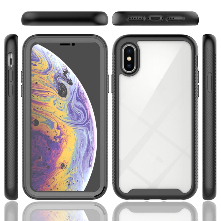 Starry Sky Solid Color Series Shockproof PC + TPU Case with PET Film