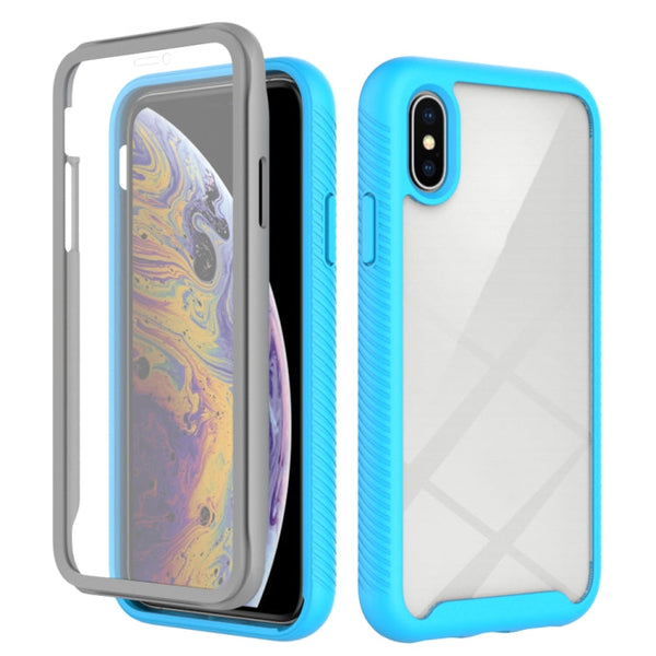 Starry Sky Solid Color Series Shockproof PC + TPU Case with PET Film