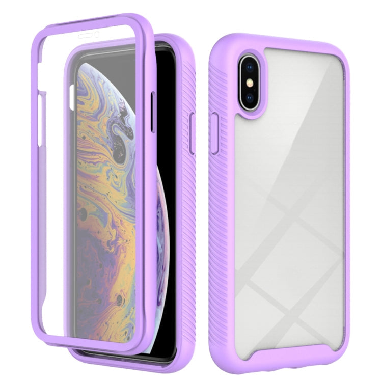 Starry Sky Solid Color Series Shockproof PC + TPU Case with PET Film