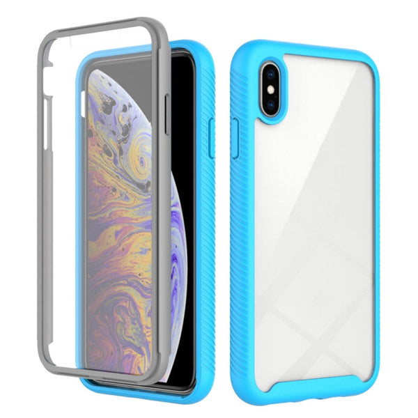 Starry Sky Solid Color Series Shockproof PC + TPU Case with PET Film