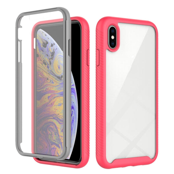 Starry Sky Solid Color Series Shockproof PC + TPU Case with PET Film