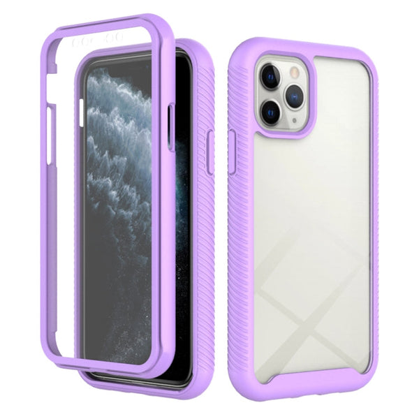Starry Sky Solid Color Series Shockproof PC + TPU Case with PET Film