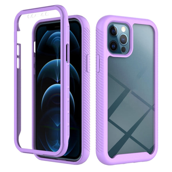 Starry Sky Solid Color Series Shockproof PC + TPU Case with PET Film