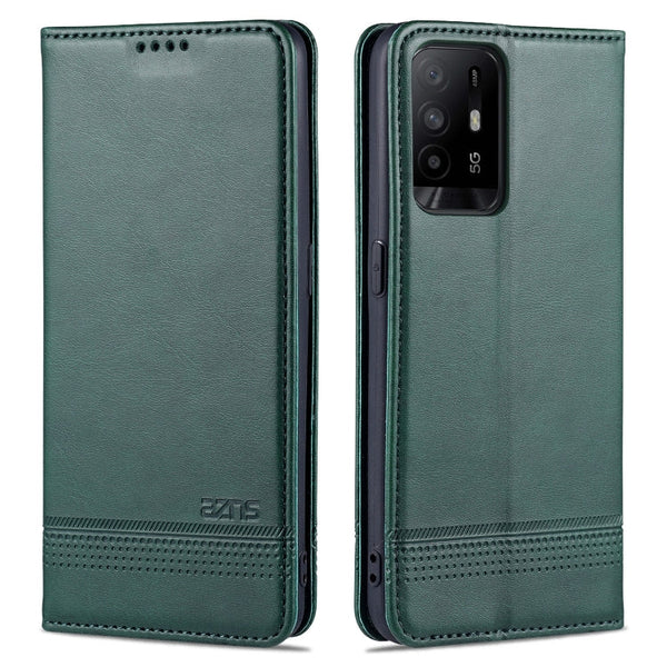 AZNS Magnetic Calf Texture Horizontal Flip Leather Case with Card Slots & Holder & Wallet, For OPPO A54 4G, For OPPO A94 5G, For OPPO A95 5G, For Xiaomi Mi 11 Lite