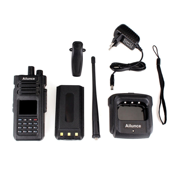 RETEVIS HD1 136-174&400-480MHz&76-107.95MHz 3000CHS Dual Band DMR Digital Waterproof Two Way Radio Handheld Walkie Talkie,