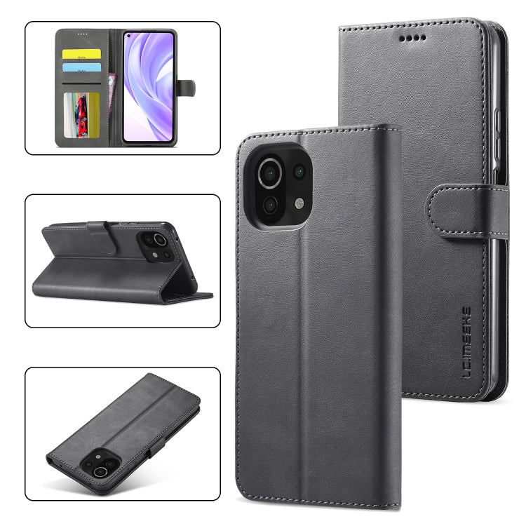 LC.IMEEKE Calf Texture Horizontal Flip Leather Case, with Holder & Card Slots & Wallet, For Xiaomi Mi 11 Lite, For Samsung Galaxy A82