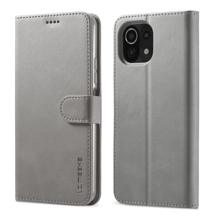 LC.IMEEKE Calf Texture Horizontal Flip Leather Case, with Holder & Card Slots & Wallet, For Xiaomi Mi 11 Lite, For Samsung Galaxy A82