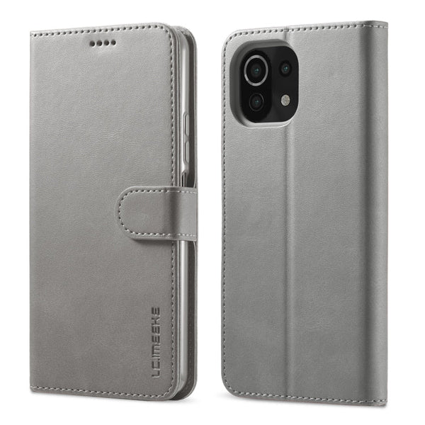 LC.IMEEKE Calf Texture Horizontal Flip Leather Case, with Holder & Card Slots & Wallet, For Xiaomi Mi 11 Lite, For Samsung Galaxy A82