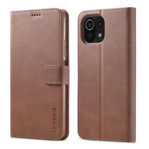 LC.IMEEKE Calf Texture Horizontal Flip Leather Case, with Holder & Card Slots & Wallet, For Xiaomi Mi 11 Lite, For Samsung Galaxy A82