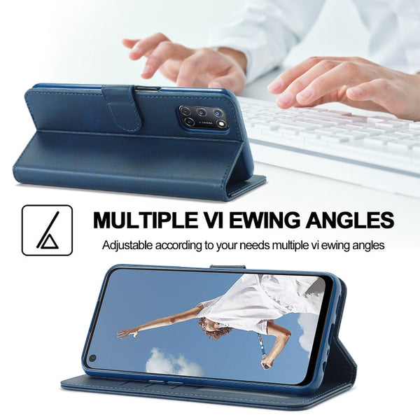 For OPPO F19 Pro / A94 5G LC.IMEEKE Calf Texture Horizontal Flip Leather Case with Holder & Card Slots & Wallet (Brown), For OPPO F19 Pro / A94 5G