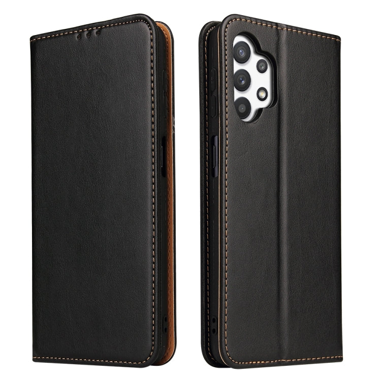 Fierre Shann PU Genuine Leather Texture Horizontal Flip Leather Case with Holder & Card Slots & Wallet, For Samsung Galaxy A32 5G, For Samsung Galaxy A72 5G, For Samsung Galaxy A52 5G