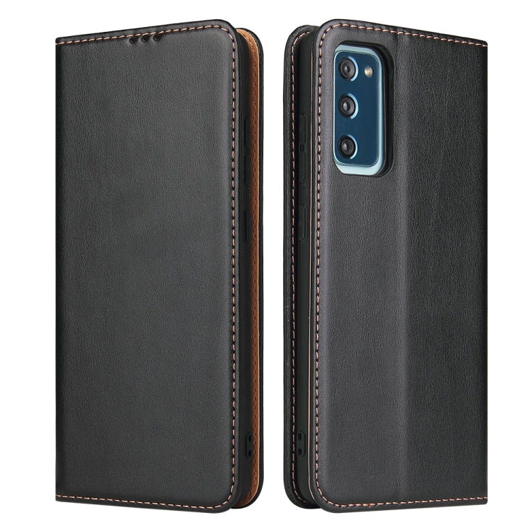 Fierre Shann PU Genuine Leather Texture Horizontal Flip Leather Case with Holder & Card Slots & Wallet, For Samsung Galaxy A32 5G, For Samsung Galaxy A72 5G, For Samsung Galaxy A52 5G