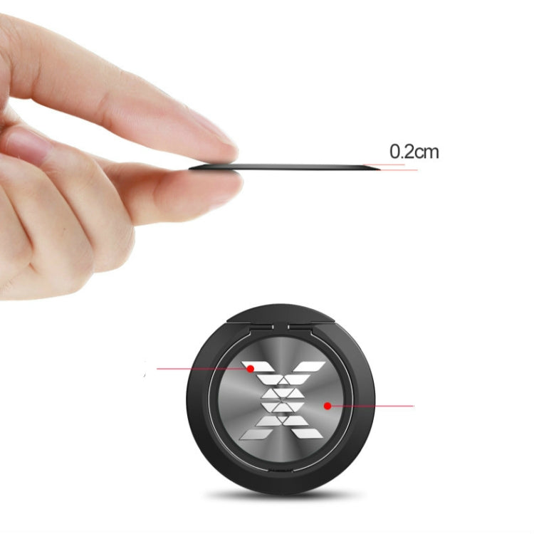 XINLI Stitching Cloth Textue Shockproof TPU Protective Case with Ring Holder