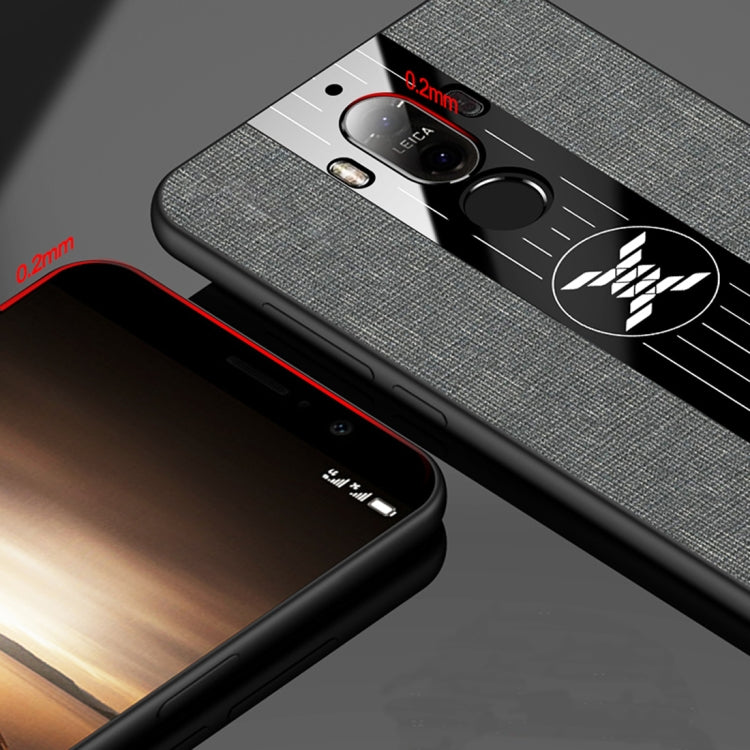 XINLI Stitching Cloth Textue Shockproof TPU Protective Case with Ring Holder, For Huawei Mate 8, For Huawei Mate 9, For Huawei Mate 10, For Huawei Mate 10 Pro, For Huawei Mate 20