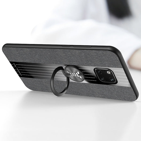 XINLI Stitching Cloth Textue Shockproof TPU Protective Case with Ring Holder, For Huawei Mate 20 Pro, For Huawei Mate 20 X, For Huawei Mate 30, For Huawei nova 2s