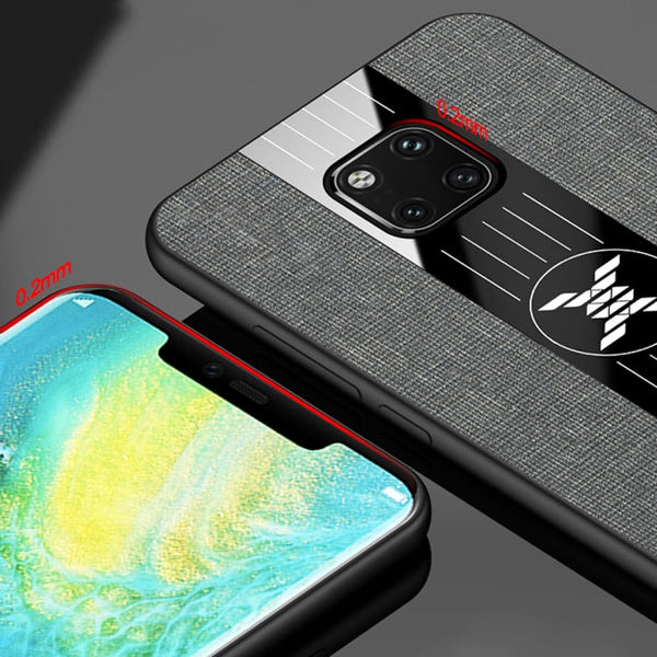 XINLI Stitching Cloth Textue Shockproof TPU Protective Case with Ring Holder, For Huawei Mate 20 Pro, For Huawei Mate 20 X, For Huawei Mate 30, For Huawei nova 2s