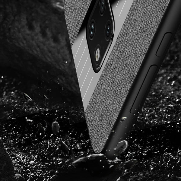 XINLI Stitching Cloth Textue Shockproof TPU Protective Case with Ring Holder, For Huawei Mate 20 Pro, For Huawei Mate 20 X, For Huawei Mate 30, For Huawei nova 2s