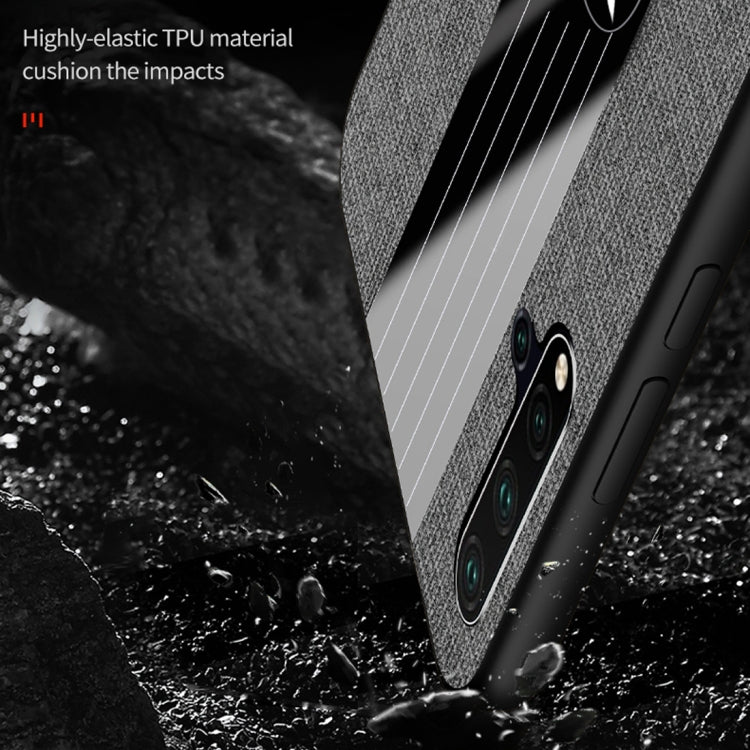 XINLI Stitching Cloth Textue Shockproof TPU Protective Case with Ring Holder, For Huawei nova 5, For Huawei nova 5i, For Huawei nova 5i Pro, For Huawei P20