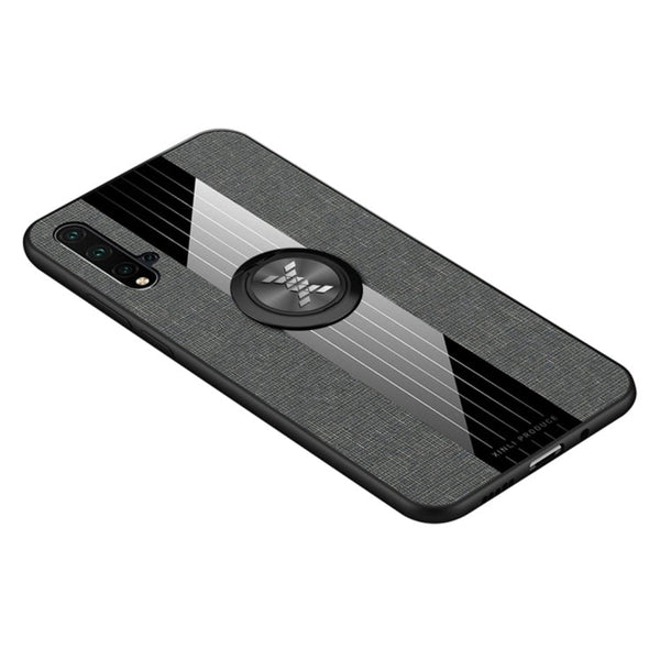 XINLI Stitching Cloth Textue Shockproof TPU Protective Case with Ring Holder, For Huawei nova 5, For Huawei nova 5i, For Huawei nova 5i Pro, For Huawei P20