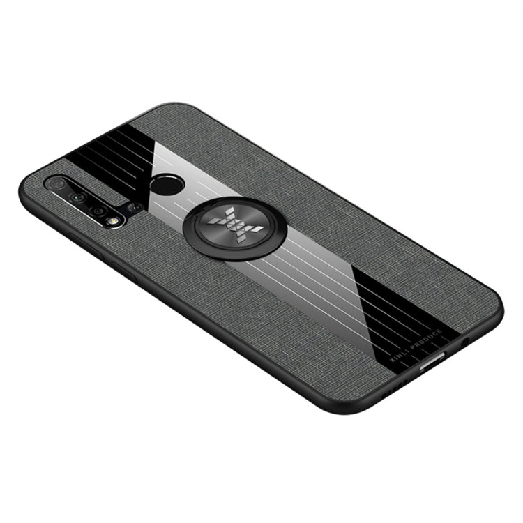XINLI Stitching Cloth Textue Shockproof TPU Protective Case with Ring Holder, For Huawei nova 5, For Huawei nova 5i, For Huawei nova 5i Pro, For Huawei P20