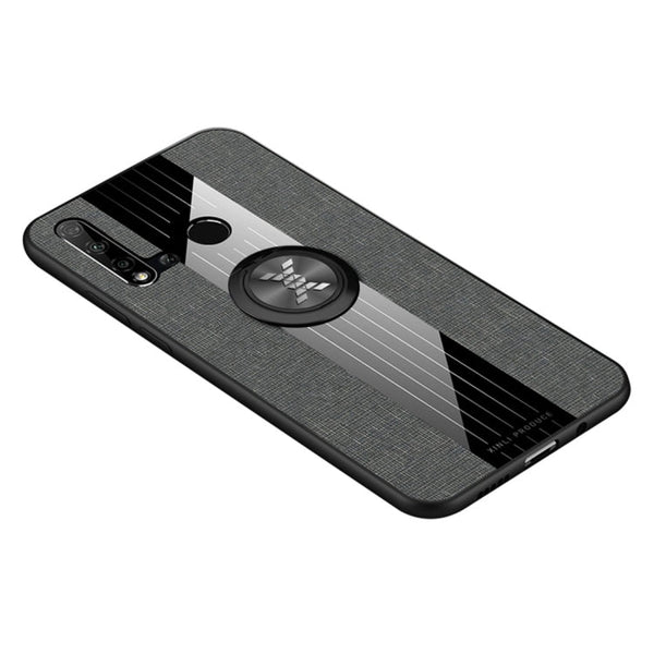 XINLI Stitching Cloth Textue Shockproof TPU Protective Case with Ring Holder, For Huawei nova 5, For Huawei nova 5i, For Huawei nova 5i Pro, For Huawei P20