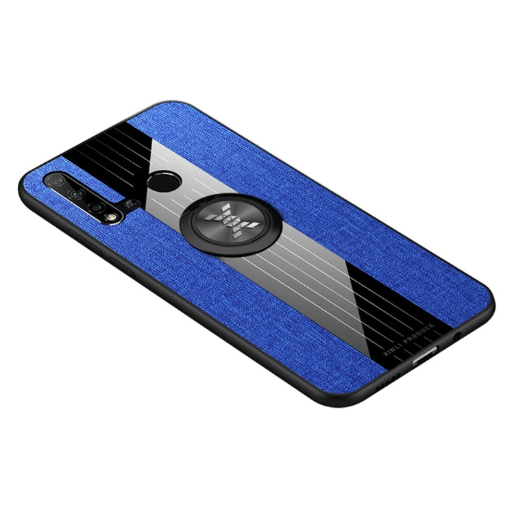 XINLI Stitching Cloth Textue Shockproof TPU Protective Case with Ring Holder, For Huawei nova 5, For Huawei nova 5i, For Huawei nova 5i Pro, For Huawei P20
