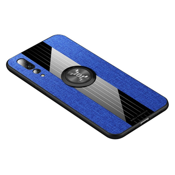 XINLI Stitching Cloth Textue Shockproof TPU Protective Case with Ring Holder, For Huawei P20 lite, For Huawei P20 Pro, For Huawei P30, For Huawei P30 Lite