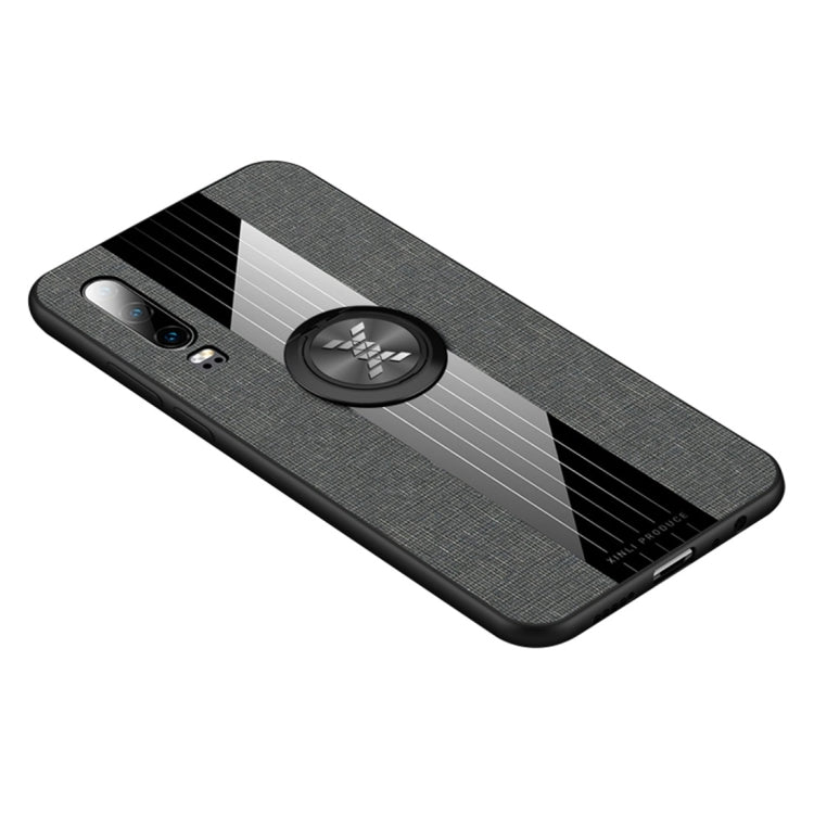 XINLI Stitching Cloth Textue Shockproof TPU Protective Case with Ring Holder, For Huawei P20 lite, For Huawei P20 Pro, For Huawei P30, For Huawei P30 Lite