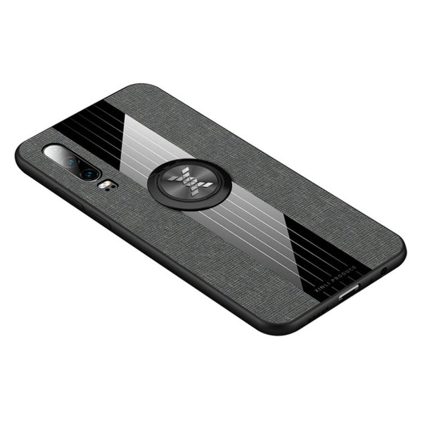XINLI Stitching Cloth Textue Shockproof TPU Protective Case with Ring Holder, For Huawei P20 lite, For Huawei P20 Pro, For Huawei P30, For Huawei P30 Lite