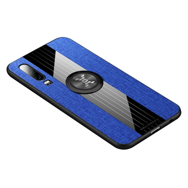 XINLI Stitching Cloth Textue Shockproof TPU Protective Case with Ring Holder, For Huawei P20 lite, For Huawei P20 Pro, For Huawei P30, For Huawei P30 Lite