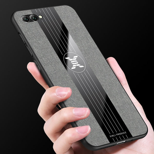 XINLI Stitching Cloth Textue Shockproof TPU Protective Case