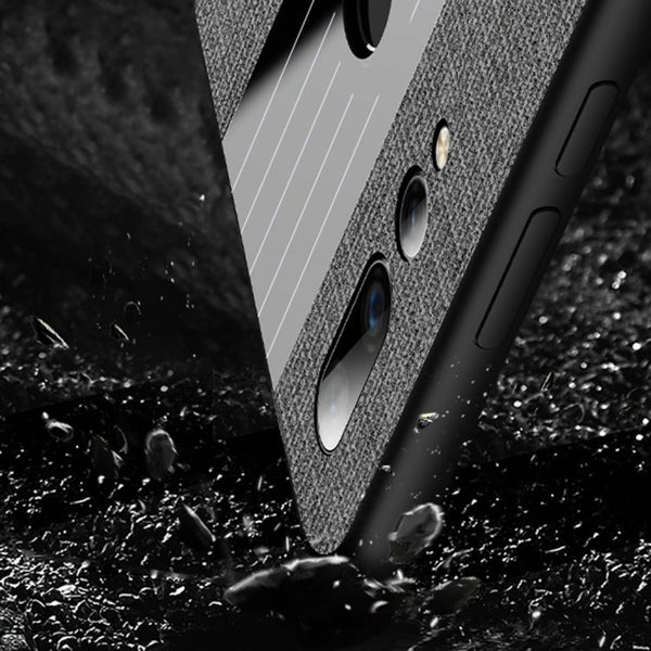 XINLI Stitching Cloth Textue Shockproof TPU Protective Case