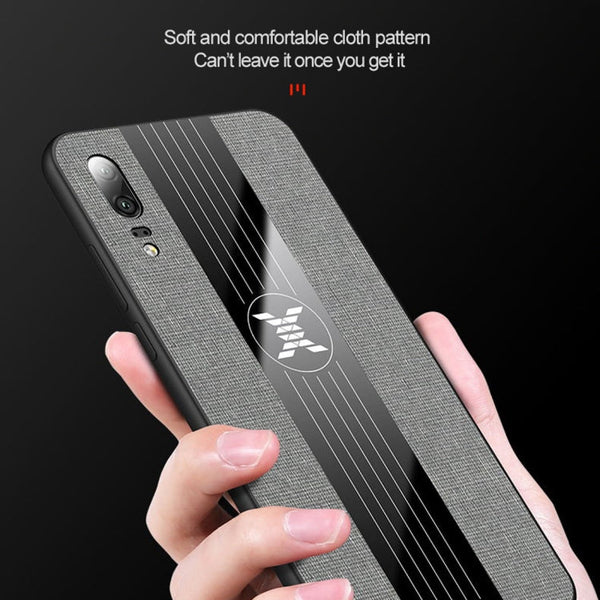 XINLI Stitching Cloth Textue Shockproof TPU Protective Case