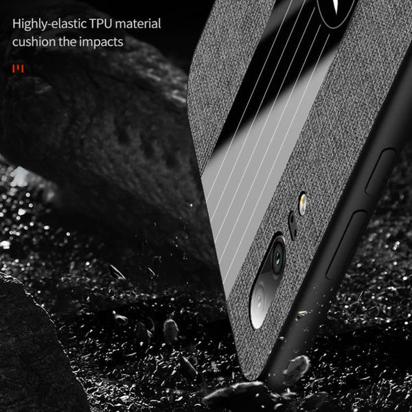 XINLI Stitching Cloth Textue Shockproof TPU Protective Case