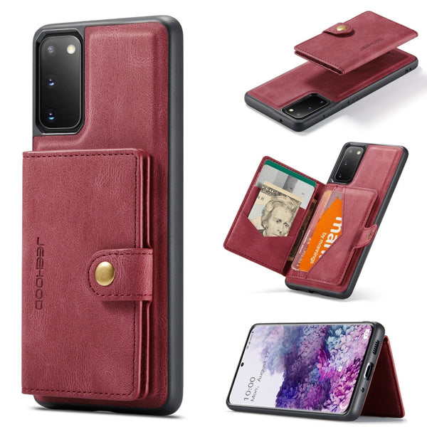 JEEHOOD Retro Magnetic Detachable Protective Case with Wallet & Card Slot & Holder, For Samsung Galaxy A32 5G, For Samsung Galaxy S20 FE, For Samsung Galaxy S20, For Samsung Galaxy S20+