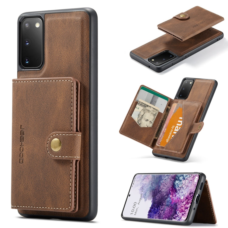JEEHOOD Retro Magnetic Detachable Protective Case with Wallet & Card Slot & Holder, For Samsung Galaxy A32 5G, For Samsung Galaxy S20 FE, For Samsung Galaxy S20, For Samsung Galaxy S20+