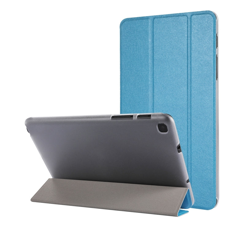 Silk Texture Three-fold Horizontal Flip Leather Case with Holder & Pen Slot, For Samsung Galaxy Tab A7 Lite 8.7 T220 / T225, For iPad Air 13 2025 / 2024 / iPad Pro 12.9 2022 / 2021
