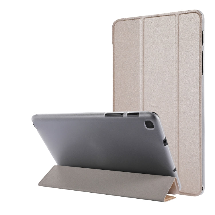 Silk Texture Three-fold Horizontal Flip Leather Case with Holder & Pen Slot, For Samsung Galaxy Tab A7 Lite 8.7 T220 / T225, For iPad Air 13 2025 / 2024 / iPad Pro 12.9 2022 / 2021