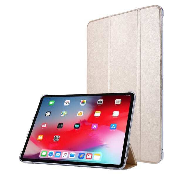 Silk Texture Three-fold Horizontal Flip Leather Case with Holder & Pen Slot, For Samsung Galaxy Tab A7 Lite 8.7 T220 / T225, For iPad Air 13 2025 / 2024 / iPad Pro 12.9 2022 / 2021