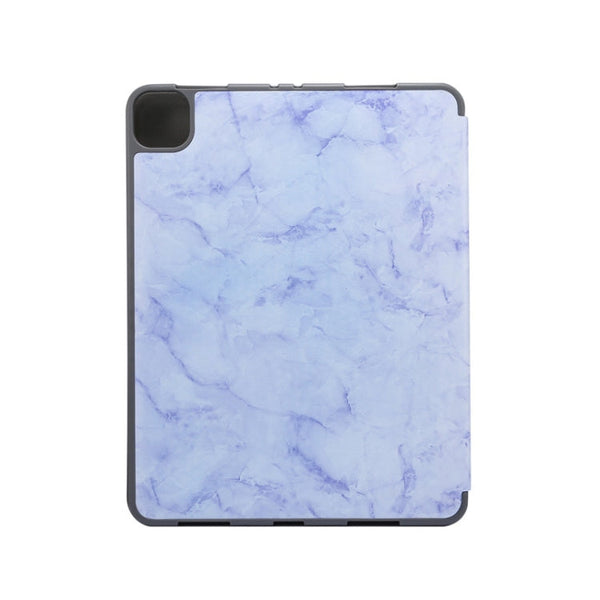 Marble Texture Horizontal Flip Leather Case with Three-folding Holder & Sleep / Wake-up Function