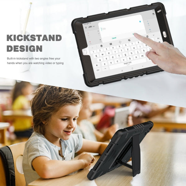 3-Layer Protection  Screen Frame + PC + Silicone Shockproof Combination Case with Holder