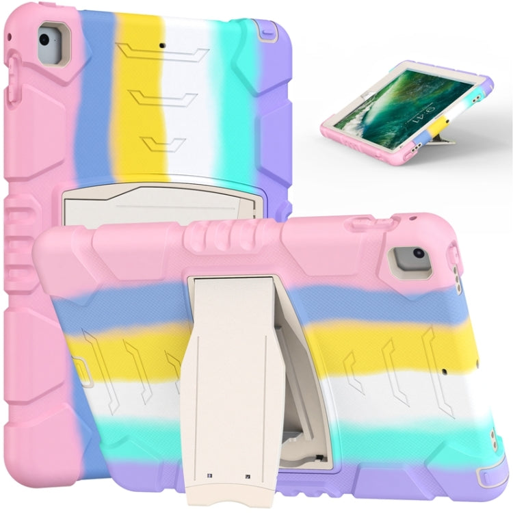 3-Layer Protection  Screen Frame + PC + Silicone Shockproof Combination Case with Holder