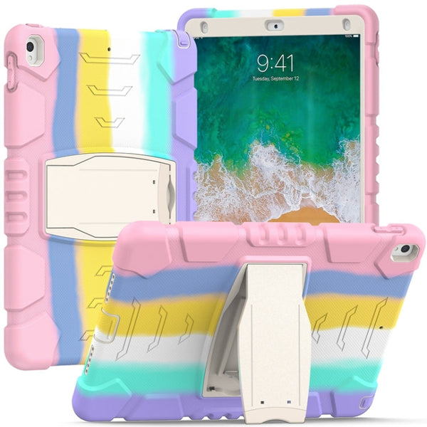 3-Layer Protection  Screen Frame + PC + Silicone Shockproof Combination Case with Holder