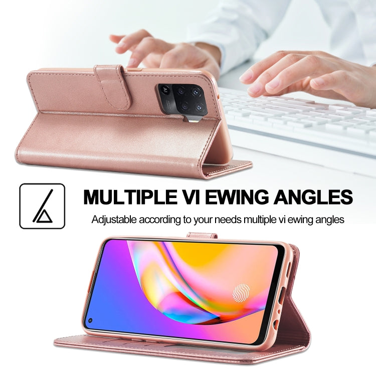 LC.IMEEKE Calf Texture Horizontal Flip Leather Case, with Holder & Card Slots & Wallet, For OPPO F19 Pro/A94 4G/Reno 5F, For OPPO Realme 8 / 8 Pro