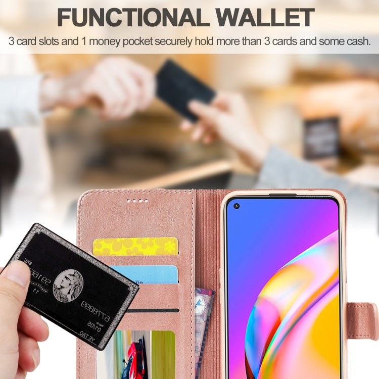 LC.IMEEKE Calf Texture Horizontal Flip Leather Case, with Holder & Card Slots & Wallet, For OPPO F19 Pro/A94 4G/Reno 5F, For OPPO Realme 8 / 8 Pro