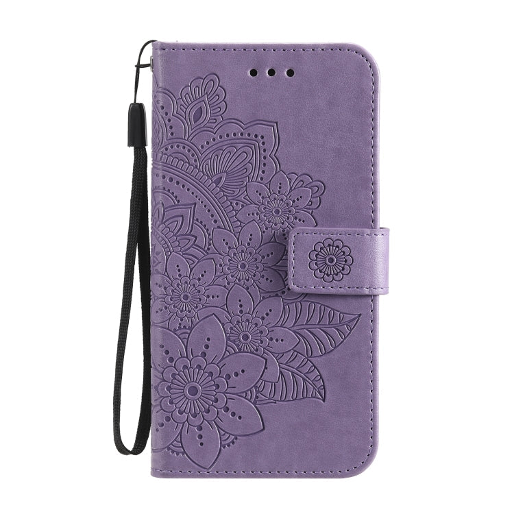 7-petal Flowers Embossing Pattern Horizontal Flip PU Leather Case with Holder & Card Slots & Wallet & Photo Frame, For Xiaomi Redmi Note 9T 5G / Note 9 5G (CN Version), For Xiaomi Redmi Note 9 4G (Foreign Version) / Mi 10X 4G                           ...
