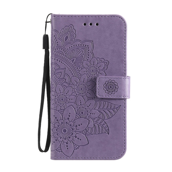 7-petal Flowers Embossing Pattern Horizontal Flip PU Leather Case with Holder & Card Slots & Wallet & Photo Frame, For Xiaomi Redmi Note 9T 5G / Note 9 5G (CN Version), For Xiaomi Redmi Note 9 4G (Foreign Version) / Mi 10X 4G                           ...