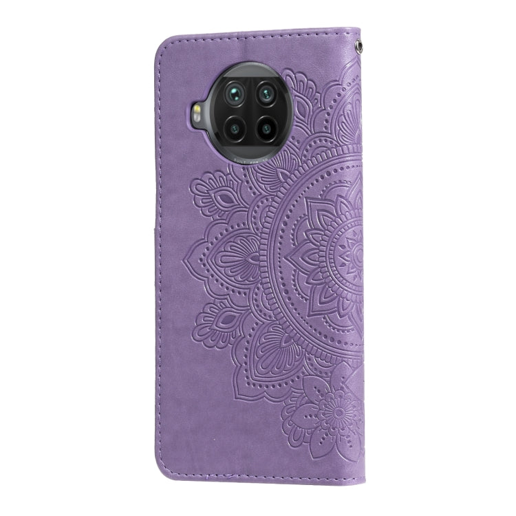 7-petal Flowers Embossing Pattern Horizontal Flip PU Leather Case with Holder & Card Slots & Wallet & Photo Frame, For Xiaomi Mi 10T Lite, For Xiaomi Mi 10T Pro, For Xiaomi Mi 11, For Xiaomi Poco X3/X3 Pro/X3 NFC