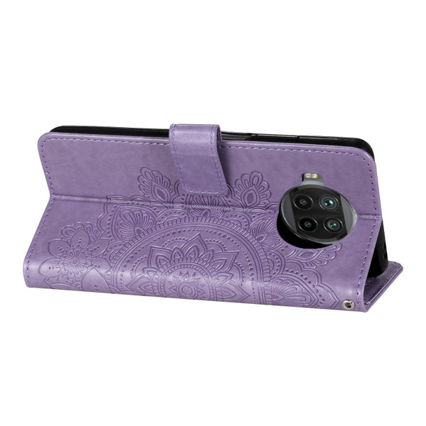 7-petal Flowers Embossing Pattern Horizontal Flip PU Leather Case with Holder & Card Slots & Wallet & Photo Frame, For Xiaomi Mi 10T Lite, For Xiaomi Mi 10T Pro, For Xiaomi Mi 11, For Xiaomi Poco X3/X3 Pro/X3 NFC