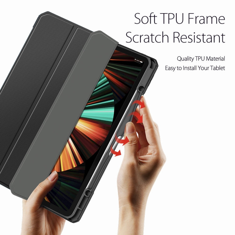 DUX DUCIS TOBY Series Shockproof PU Leather + PC + TPU Horizontal Flip Case with Holder & Pen Slot & Sleep / Wake-up Function